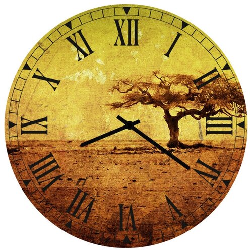 фото Svs настенные часы svs 4003062 винтаж осень