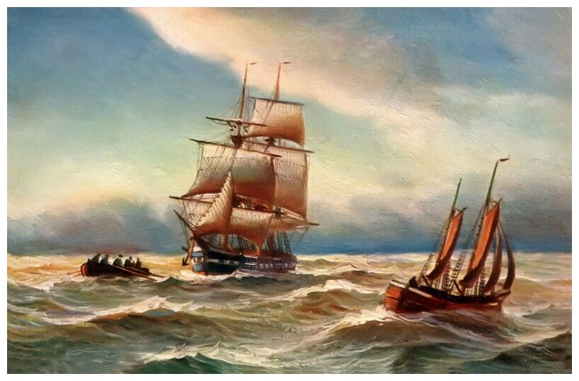 Картины айвазовского бриг меркурий