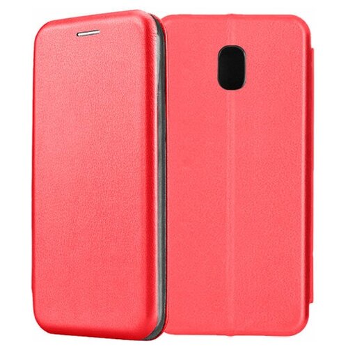 Чехол-книжка Fashion Case для Samsung Galaxy J3 (2017) J330 красный чехол книжка fashion case для samsung galaxy a3 2017 a320 красный