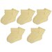 Комплект из 5 пар детских носков RuSocks (Орудьевский трикотаж) лимонные, размер 10-12