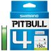 Шнур PE Shimano PITBULL X4 Green #1.5, 150 м, 0.205 мм, зеленый, 14.4 кг