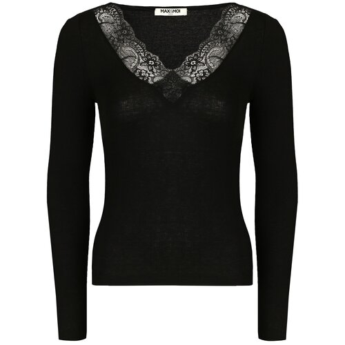 фото Лонгслив max&moi черный