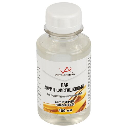 VISTA-ARTISTA Лак акрил-фисташковый прозрачный эффект VAV03-100 100 мл 1820₽