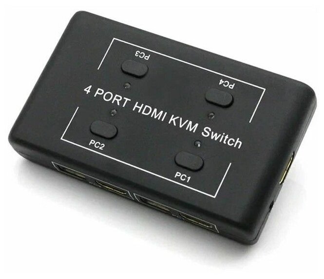 HDMI KVM переключатель 4-1 с USB 4 компьютера на 1 монитор с 1 клав и 1 мышью