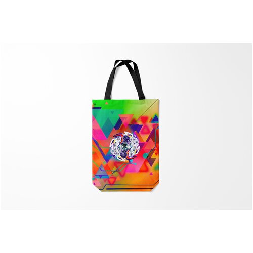 фото Сумка-шоппер / 31х42 см / аниме / бейблэйд полигон burnettie