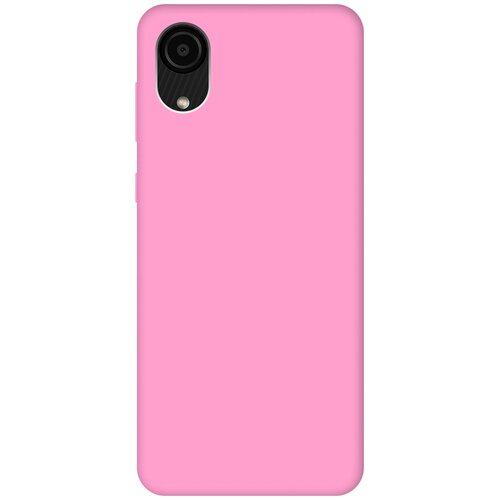 Матовый чехол на Samsung Galaxy A03 Core / Самсунг А03 Кор Soft Touch розовый матовый чехол are you a pooch w для samsung galaxy a03 core самсунг а03 кор с 3d эффектом черный