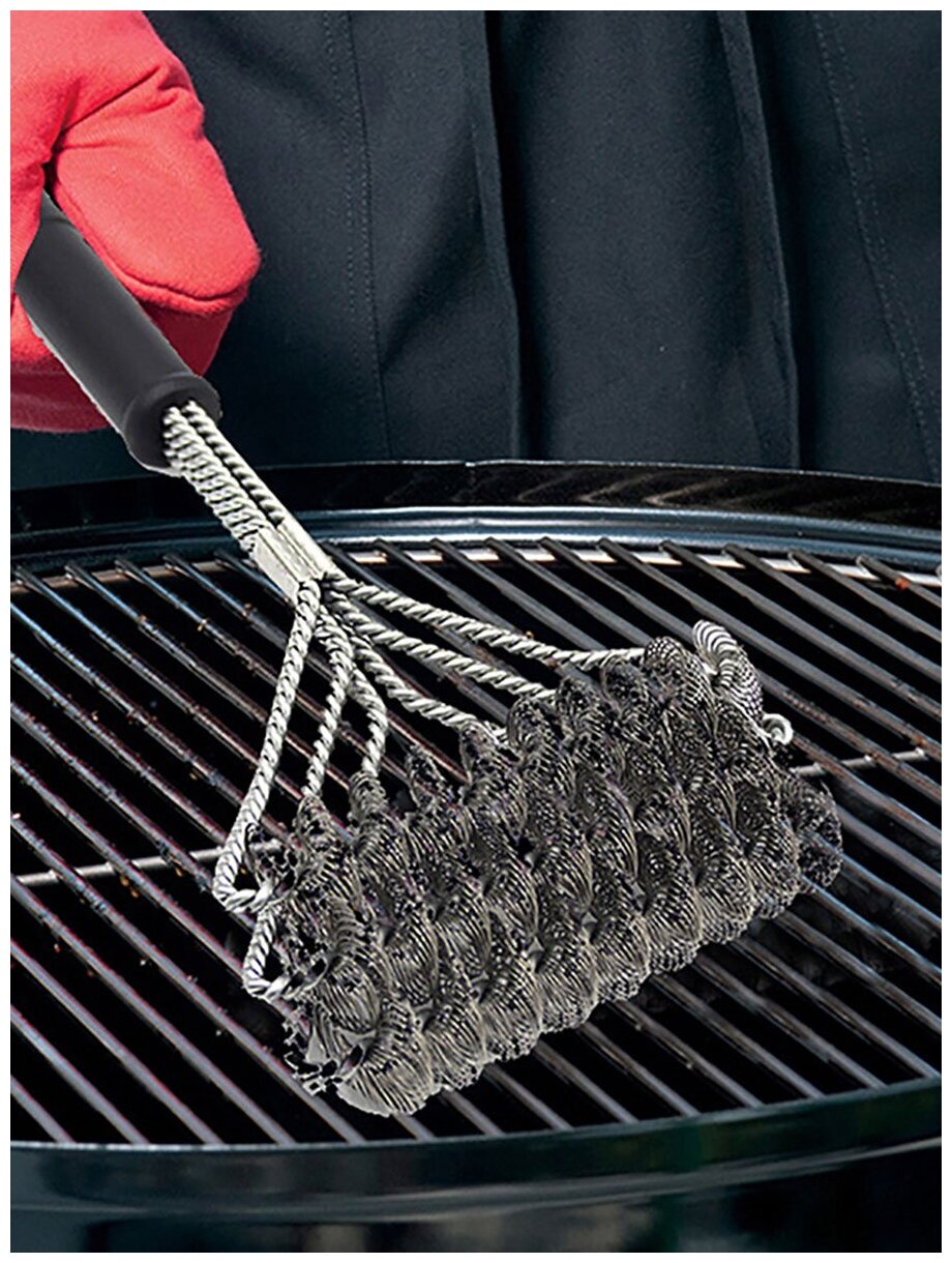 Щетка для чистки гриля Grill Brush 77RS - фотография № 4