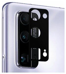 Фото Защитное стекло Deluxe на камеру Huawei Honor 30 Pro+ черное