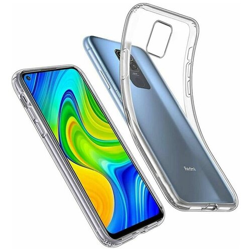 фото Чехол orangestereo для xiaomi redmi note 9 tpu 1.0mm прозрачный orange stereo