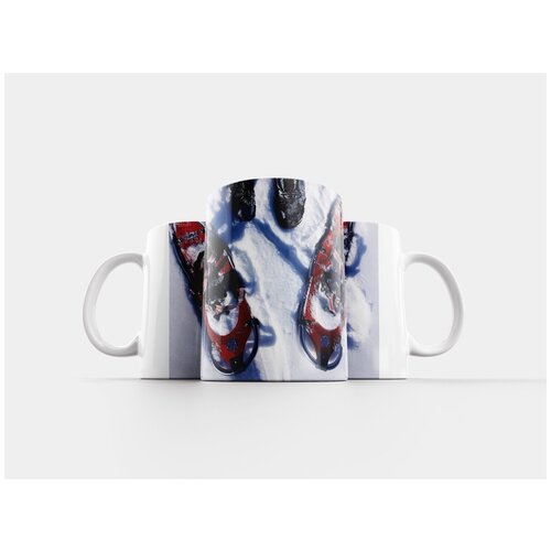 фото Кружка "снег, снегоступы, зима" 320 мл lotsprints