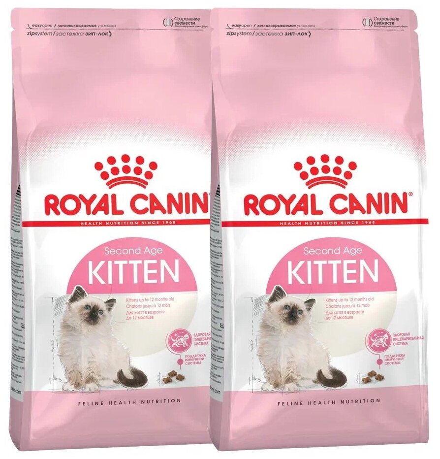 ROYAL CANIN KITTEN 36 для котят (0,3 + 0,3 кг)