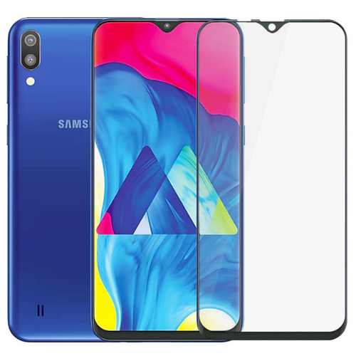 3D/ 5D защитное стекло MyPads для Samsung Galaxy M20 SM-M205F (2019) с закругленными изогнутыми краями которое полностью закрывает экран/ дисплей.