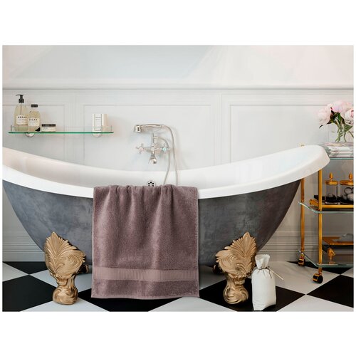 фото Бэлла каса полотенце jane цвет: коричневый 70х140 см bella casa