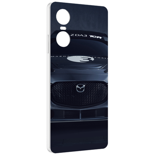 Чехол MyPads mazda мазда 3 для Tecno Pop 6 Pro задняя-панель-накладка-бампер