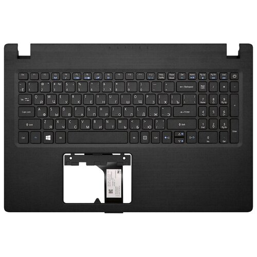 фото Клавиатура для ноутбука acer aspire 3 a315-51 топ-панель черная