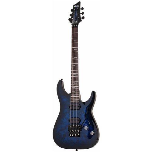 электрогитара schecter omen elite 6 see thru blue burst Электрогитара SCHECTER OMEN ELITE-6 FR STBB