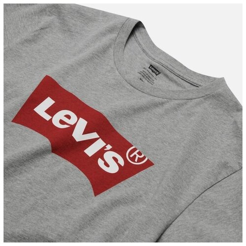 фото Футболка levi's graphic set-in, размер l, grey