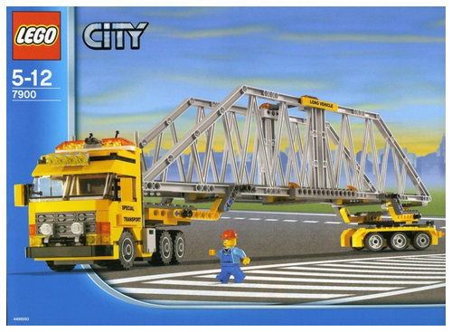 Конструктор LEGO City 7900 Большой грузовик и мост