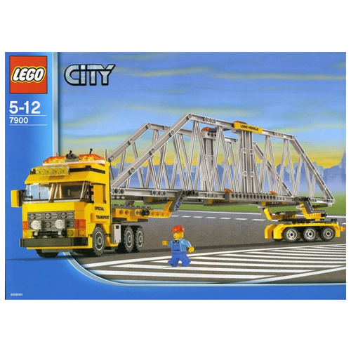 Конструктор LEGO City 7900 Большой грузовик и мост lego city грузовик с бургерами