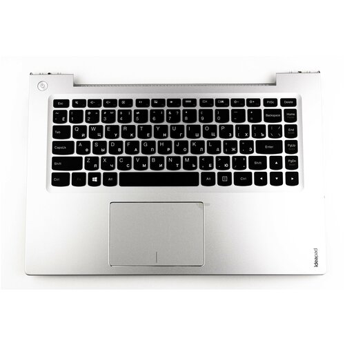 Клавиатура для ноутбука Lenovo U430P TopCase серебро p/n: 1KAFZZ70022, TF60500003A