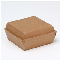 DoECO Упаковка для бургеров, 12 х 12 х 7 см, 1,4 л