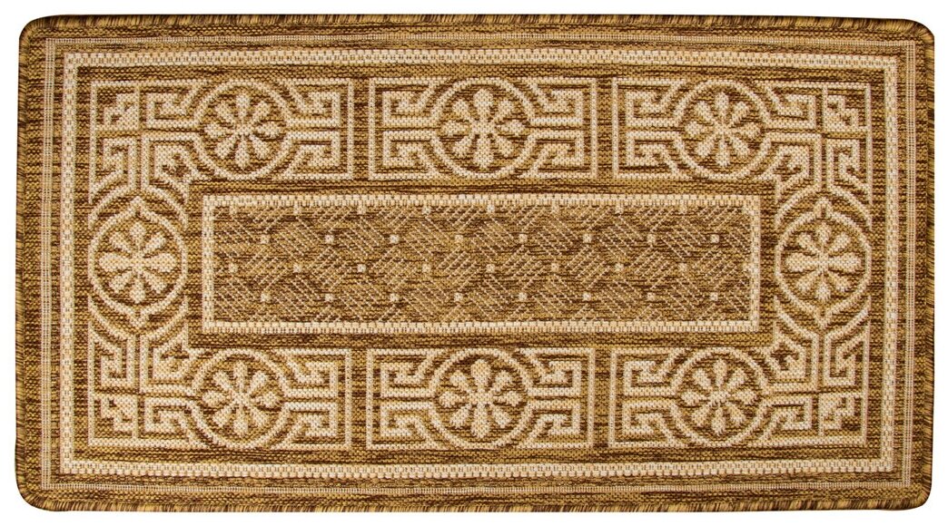 Ковер-циновка Люберецкие ковры Эко 7354-23, 1 x 2 м - фотография № 1
