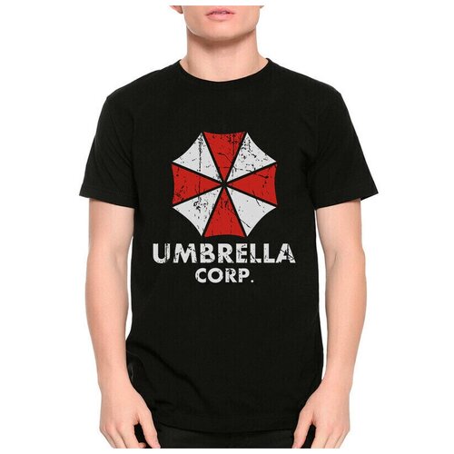 Футболка DreamShirts Umbrella Corporation - Resident Evil Мужская черная 2XL
