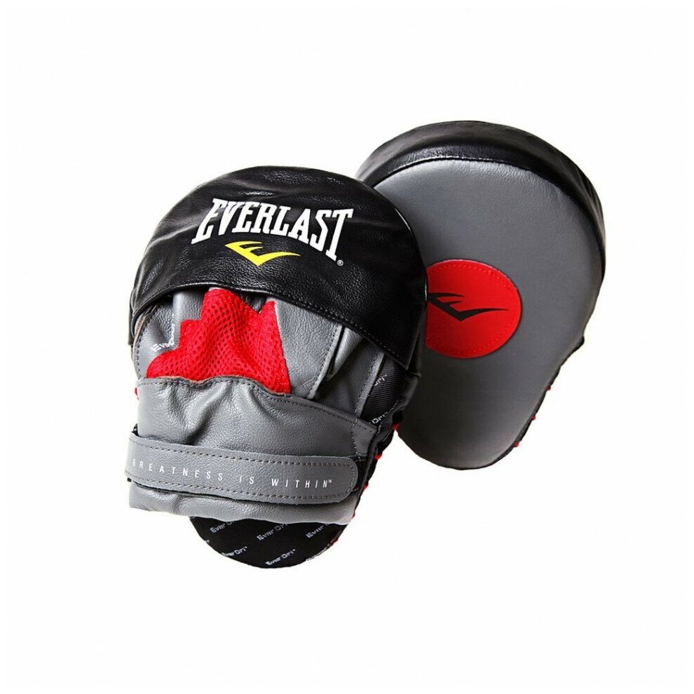 Лапы изогнутые Everlast Mantis Punch Mitts красные/черные