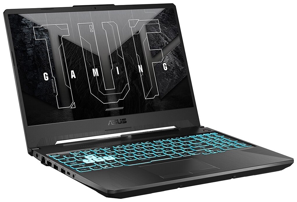 Ноутбук ASUS TUF Gaming A15 FA506IHR-HN047 AMD Ryzen 5 4600U 3000MHz1561920x10808GB512GB SSDDVD нетNVIDIA GeForce GTX 1650 4GBWi-FiBluetoothБез ОС 90NR07G7-M000V0 Black