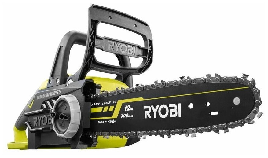 Бесщеточная аккумуляторная цепная пила Ryobi ONE+ OCS1830 5133002829 - фотография № 2