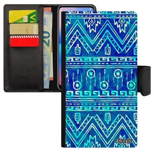 фото Чехол-книжка для мобильного iphone 7 plus, "ацтекские мотивы" индейский этнический utaupia