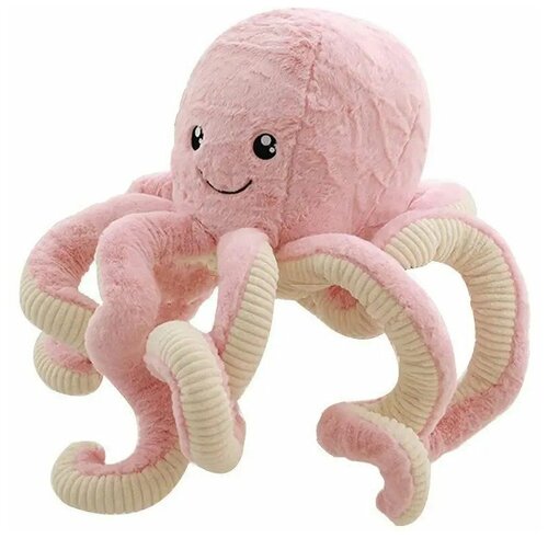 Мягкая игрушка осьминог розовый 40 см