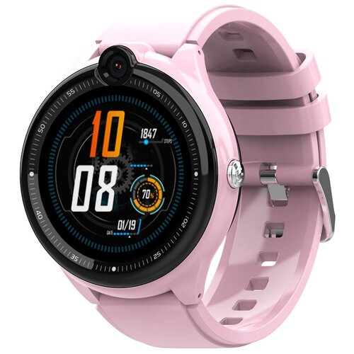 Детские умные смарт часы с GPS трекером SMARUS kids K200 розовые 4G видеозвонок водонепроницаемые 699000₽
