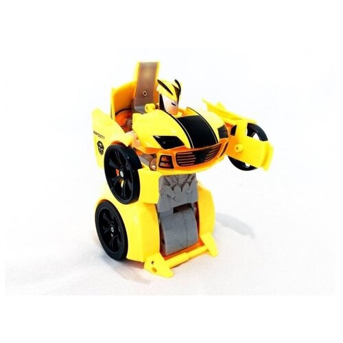 Робот трансформер мини на пульте управления 1:24 Happy Cow 777-321-Yellow (777-321-Yellow)