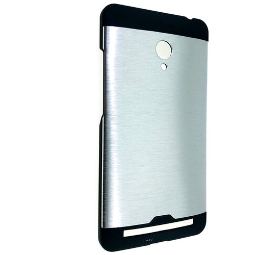 Чехол на смартфон Asus Zenfone 6 (6.0) накладка ударопрочная типа, типа клип-кейс с алюминиевой спинкой и нескользким покрытием