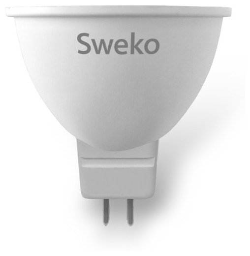 Лампа LED MR16 7Вт GU5.3 6500K 42LED Sweko 38862