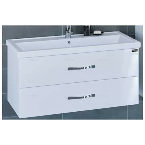 Тумба под раковину Виктория 100 подвесная Санта 700132N