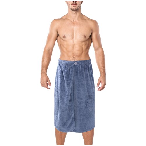 Юбка для сауны DeNASTIA мужская 75х140см синий 1170₽