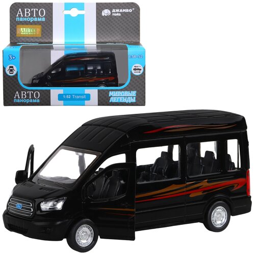 Модель 1251272JB 1:52, Ford Transit, черный Автопанорама