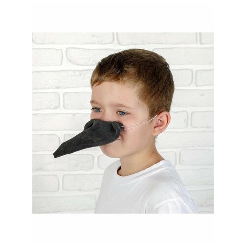 Карнавальный нос ворона, поролон, на резинке нос страна карнавалия коричневый