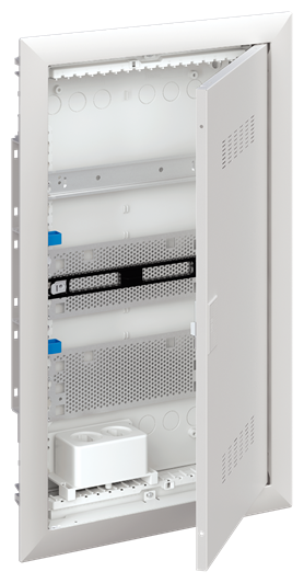 ABB UK620MVB Шкаф мультимедиа (без розетки) с дверью с вентиляционными отверстиями в 2 ряда и с DIN-рейкой 2CPX031454R9999