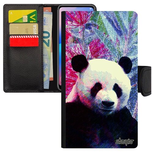 фото Противоударный чехол-книжка на телефон // iphone 8 // "большая панда" китайский бамбук, utaupia, цветной