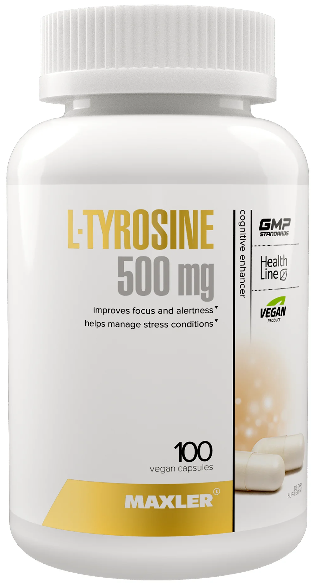 Maxler L-Tyrosine 500 mg 100 капсул