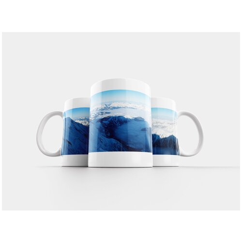 фото Кружка "альпы, панорама, зима" 320 мл lotsprints