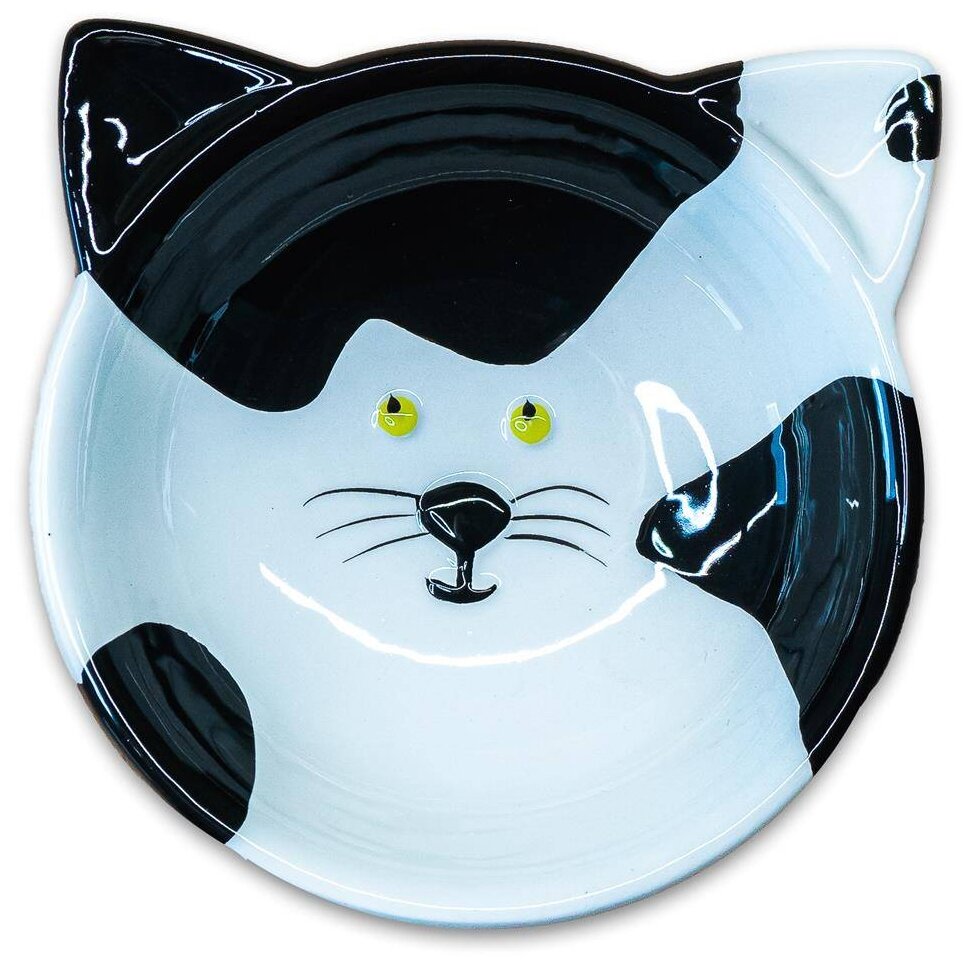 фото Миска КерамикАрт Мордочка кошки HDP796