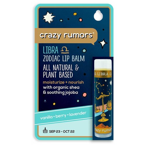 Бальзам для губ CRAZY RUMORS ZODIAC Весы 4,4 мл