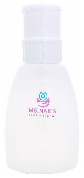 Флакон с дозатором-помпой MS NAILS Чистовье 300мл