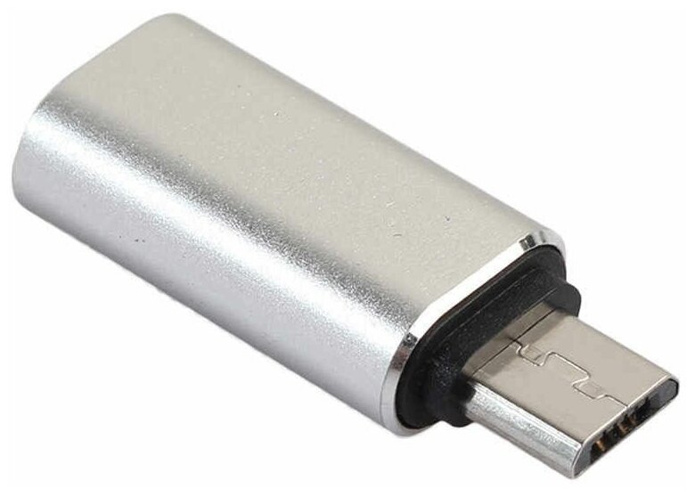 Адаптер переходник USB Type-C (USB-C) гнездо Female (F) Micro USB штекер Male (M) / Переходник с тайп си на микро юсб