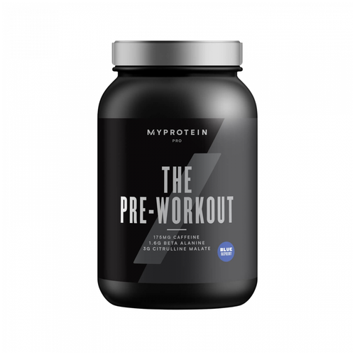 sponser pre workout booster яблоко малина 256г Myprotein, THE Pre Workout 30 порций, 465г (Голубая малина)