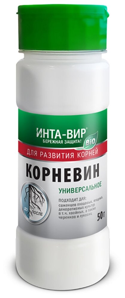 Стимулятор корнеобразования Инта-Вир Корневин, 50 г